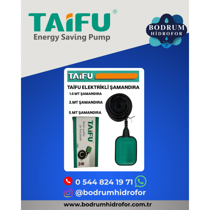 TAİFU ELEKTRİKLİ ŞAMANDIRA 1-6 MT