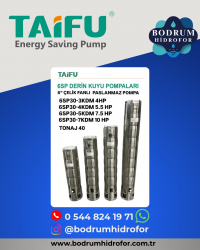 6SP30 - 7KDM 10-HP ÇELİK FANLI PASLANMAZ POMPA